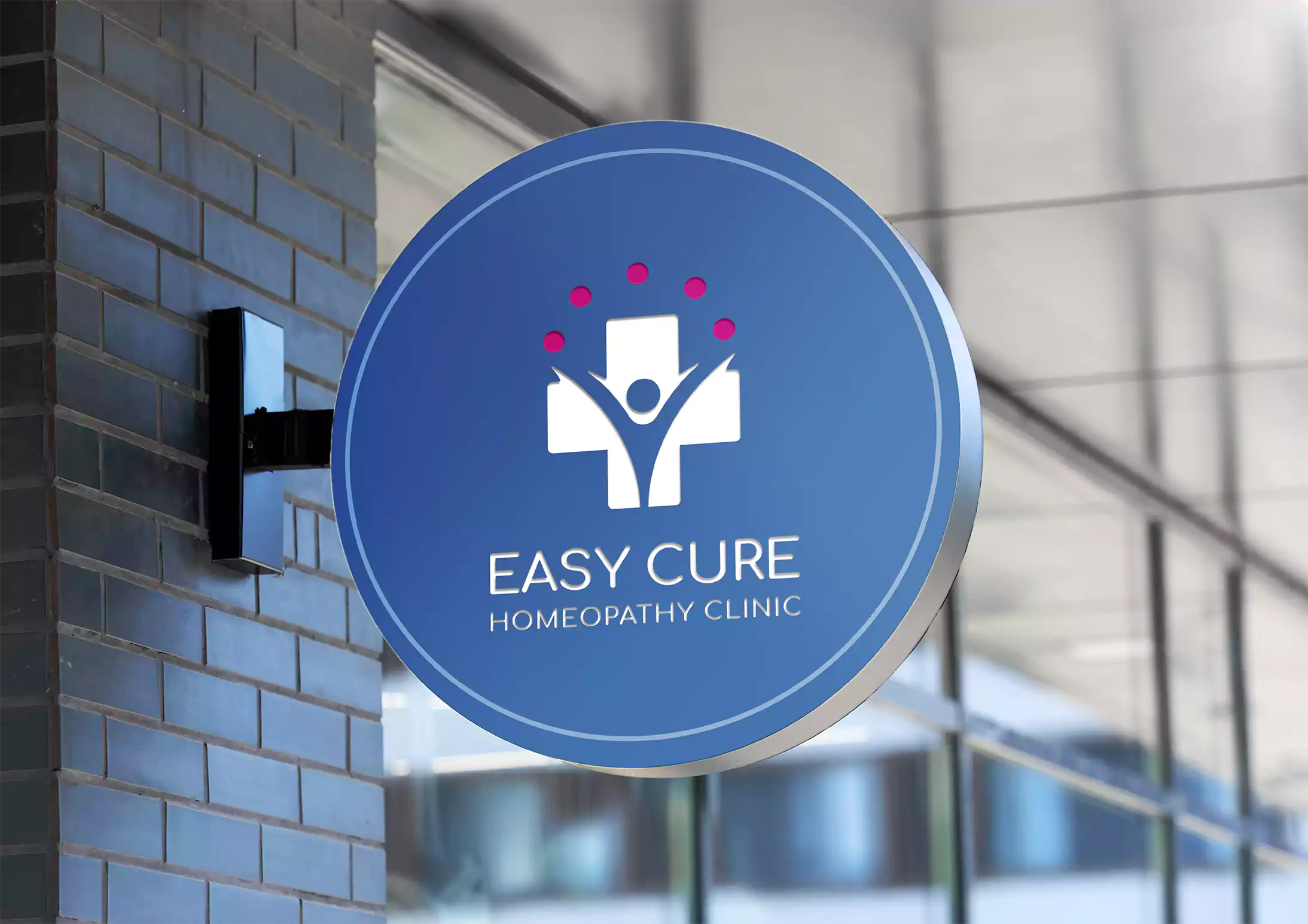 Easy Cure Logo Mockup 3