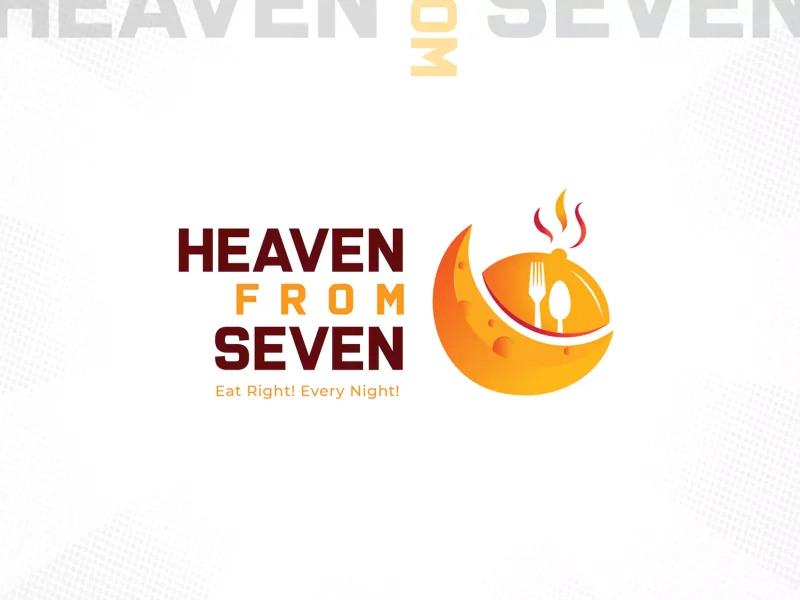 Heaven from Seven Logo Chennai's Trendiest Food Truck Logo